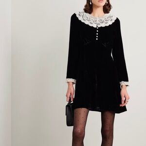 SOLD OUT online - Never Worn - New w/ Tags DOEN Lisbeth Velvet Mini Dress Size M